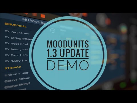 Moodunits 1.3 update IAP demo and giveaway (some excellent new sounds here)