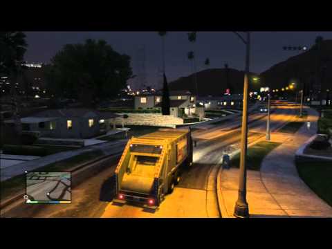 Grand Theft Auto V (GTA 5) Walkthrough Part 55: Trash Truck "PS3 Gameplay" (HD)