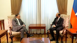 Meeting of the Minister of Foreign Affairs of the Republic of Armenia with Leo Housakos, a member of the Senate of Canada