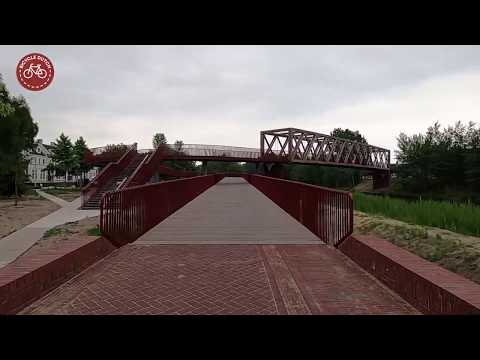 Ride on the new bridge in Oirschot (NL)