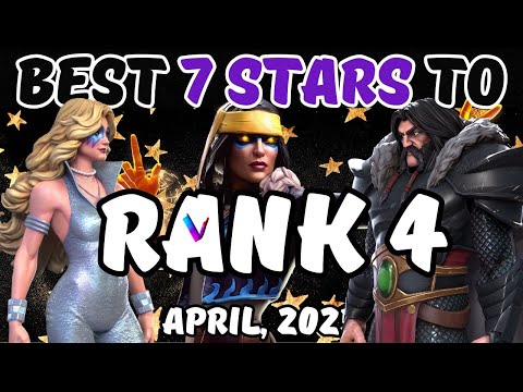 The Best 7 Star Champions to Rank 4 (R3 & R2 too) in MCoC - April 2025 - Vega's Tier List