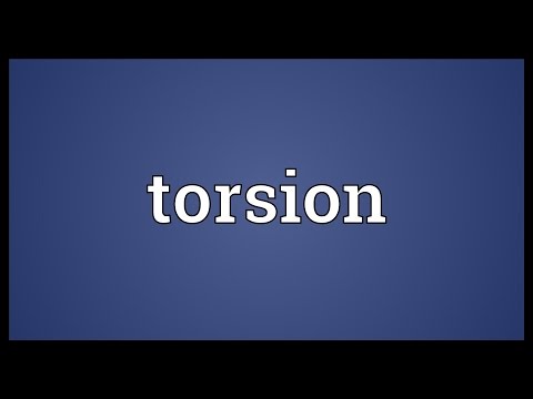 Torsion Meaning