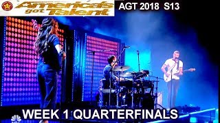 We Three sings &quot; So They Say&quot; original song  Quarterfinals 1 America&#39;s Got Talent 2018 AGT