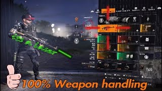 Division 2 Striker memento laser build |100% Weapon handling|