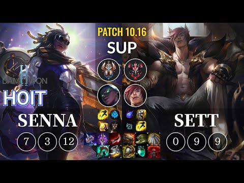DWG Hoit Senna vs Sett Sup - KR Patch 10.16