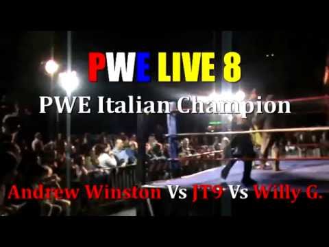 PWE LIVE 8 - Andrew Winston Vs JT9 Vs Willy G.
