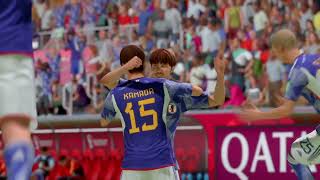 FIFA 23_ワールドカップ　日本VSスペイン　GS3戦目　［日本でワールドカップ優勝を目指す！］