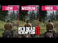 Red Dead Redemption 2 PC Graphics Comparison (Low vs Medium vs High)