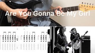 Jet - Are You Gonna Be My Girl (guitar cover with tabs &amp; chords)
