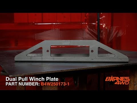 Dual Pull Winch Plate