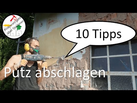 10 Tipps zum Putz abschlagen 🔨