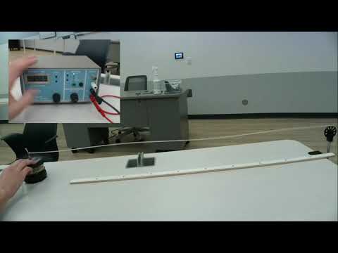 Experiment:  Waves on a String