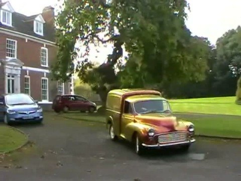 Thumbnail for First drive for Wibble Puppy's restored Morris Minor Van by TVR, Sports car, Car, Van