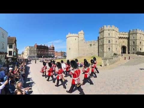 360° View of Changing the Guard at Windsor Castle