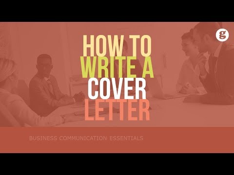 How to Write a Cover Letter