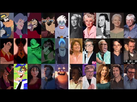 Disney Villains | Live Vs Animation | Side By Side Comparison