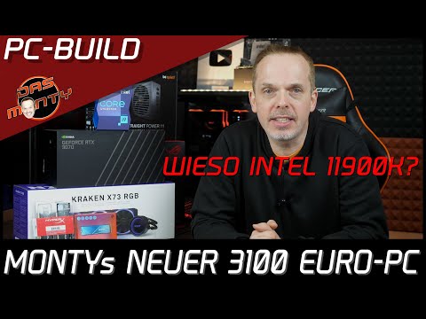 PC-Build - Montys neuer 3100 Euro PC | Warum ausgerechnet ein Intel Core i9 11900K? | DasMonty