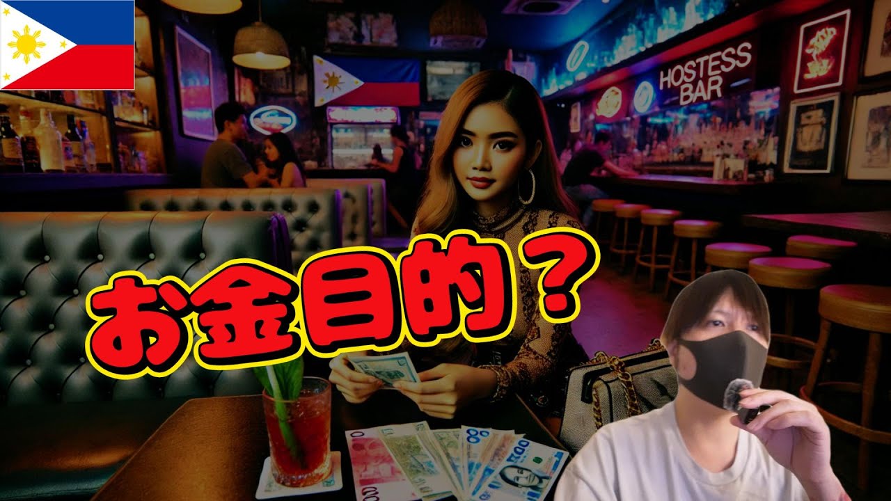 フィリピンパブ嬢は金目当てが多い説を解説 YouTubeサムネイル