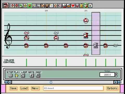 Mario Paint: Gladiator Kirby