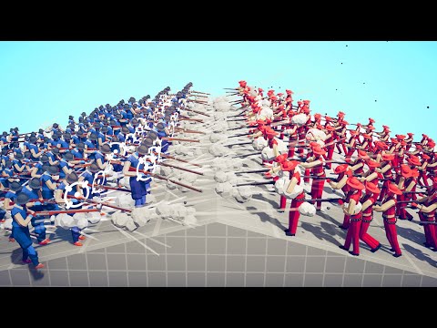 100x SNIPER ARMY 🔥 vs 👑 100x MUSKETEER ARMY / Totally Accurate Battle Simulator ( TABS )