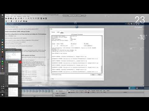 3.2.8 Packet Tracer - Investigate a VLAN Implementation