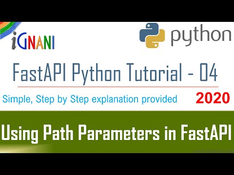 Path Parameters In Fastapi Fastapi Python Tutorial 04 Ignani