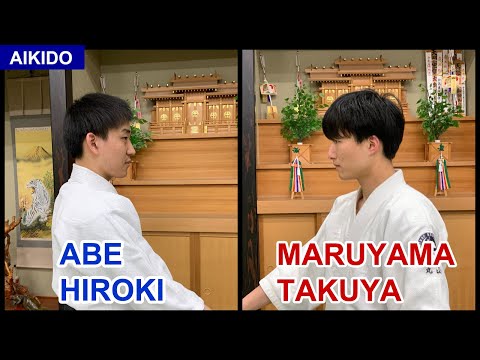 New generation! Maruyama & Abe - Aikido Throw each other