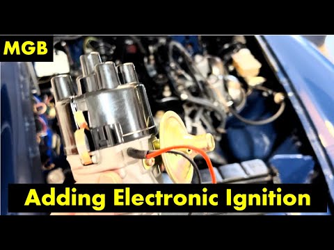MGB Electronic Ignition!  Making the change 1977-80