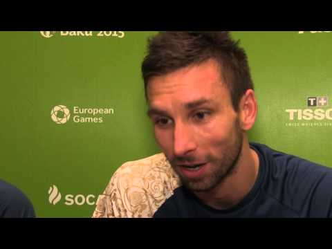 Petr Koukal se svým otcem po vyřazení ve čtvrtfinále