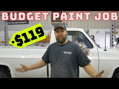 Budget Build! $119 PAINT JOB For My Old Chevy Truck