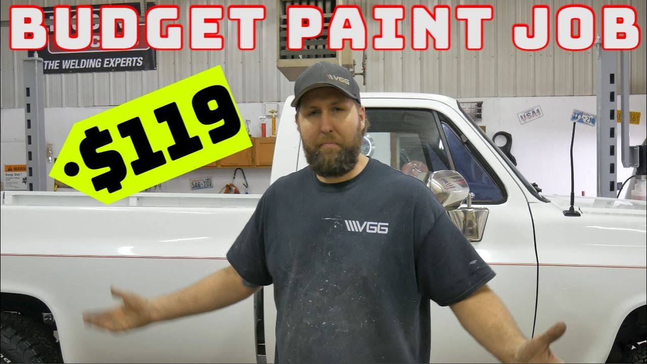 Budget Build! $119 PAINT JOB For My Old Chevy Truck