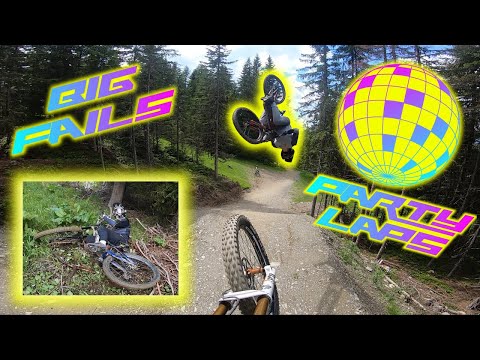 Party Laps im Bikepark SCHLADMING auf der 99 Jumpline und Monster Jumpline / Fails und Crash / MTB