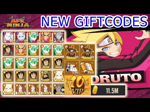 AFK Ninja New 3 Giftcodes - Free VIP10 & Free Ninja Naruto Android iOS
