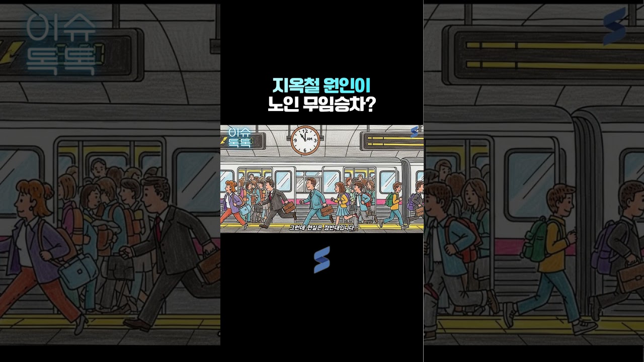 지옥철 범인은 8.3% 노인? 진짜 데이터는 다릅니다