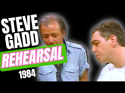 STEVE GADD ► REHEARSING IN TOKYO 1984 ► SUPER RARE FOOTAGE ►