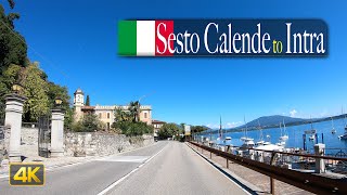 Lago Maggiore, Italy 🇮🇹 Scenic drive from Sesto Calende to Intra