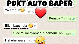 Download lagu CHAT WA GOMBALAN MAUT BIKIN BAPER |PDKT mp3
