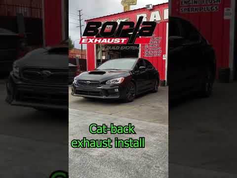 Subaru WRX w/ Borla S type with Revs #SHORTS
