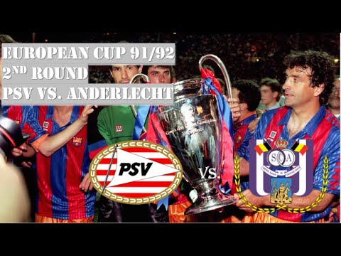 European Cup 91/92 - 2nd Round - PSV vs. Anderlecht