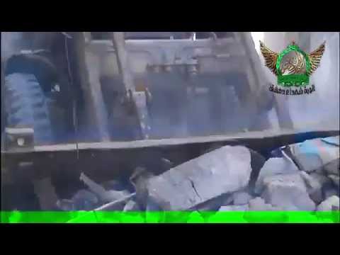 فتح الطرقات وتنظيفها لتسهيل وصول المقاتلين إلى خطوط الجبهة في منطقة جنوب دمشق من قبل كتيبة الهندسة والتحصين التابعة لألوية شهداء دمشق