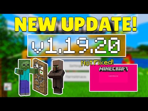 ECKOSOLDIER - MCPE 1.19.20 RELEASED HUGE BUG-FIX UPDATE! Minecraft Pocket Edition Java Parity Features!