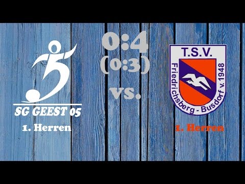 Highlights SG Geest 05 vs. TSV Friedrichsberg - 11.09.2016