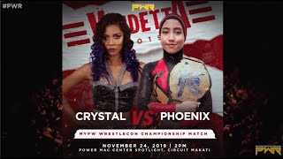 Download lagu [Full Match] Crystal vs Nor Phoenix Diana (MyPW Wrestlecon Championship) - PWR Vendetta 2019 mp3