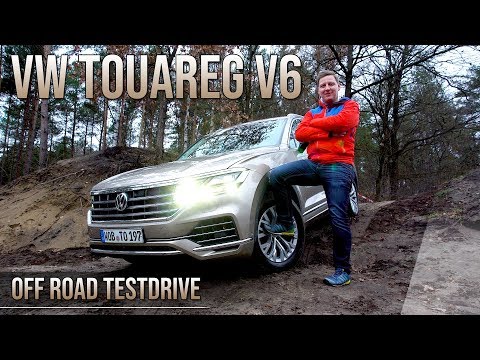 Mit dem 2018er Touareg im OffRoad Park. Was kann das 100.000 Euro SUV im Gelände? /// LetsDrive Test
