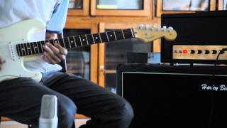 Video thumbnail for 2011 Fender American Standard Stratocaster Van Zandt Vintage Plus pups Marshall JTM45 Clone by Golden Pedals