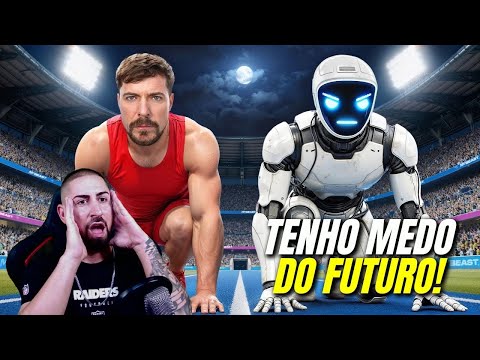 Possesivo reage a MR BEAST - O homem mais rápido do mundo contra um robô