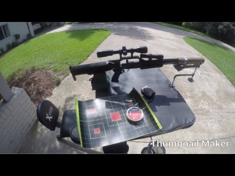 Airforce Talon SS 22 Pellet Gun Grouping at 45 yards