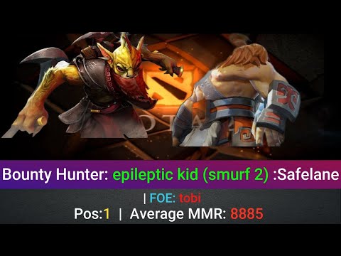 Bounty Hunter Perspective by epileptic kid (smurf 2) | @1440p | Safelane Pos:1 |  | FOE: tobi |5851