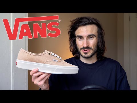 Part of a video titled How To Style Vans Authentic Sneakers | Men's Basics - YouTube