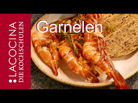 Shrimp in garlic olive oil with fresh herbs | Recipe La Cocina